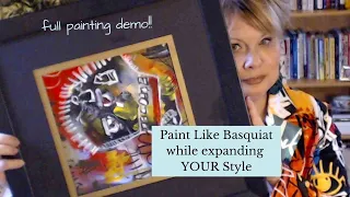 Paint Like Basquiat while exploring YOUR own personal STYLE!!!