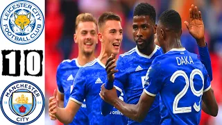 Leicester city vs Manchester City community shield 2021 | Kelechi iheanacho scores vs man city