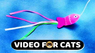 CAT GAMES - Fish Cat Toy. Videos for Cats | CAT TV | 1 Hour.