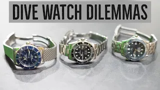 Rolex Submariner vs. Omega SeaMaster vs. Breitling SuperOcean Heritage II