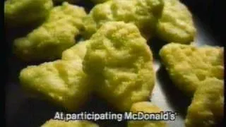 1982 McDonald's commercial: New Chicken McNuggets.