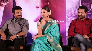 Alia Bhatt Looks So Gorgeous in green Kanjeevaram saree for RRR promotions | South Indian Film