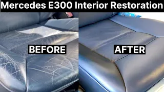 Mercedes E300 Full Leather Interior Repair | leathercare.com