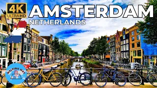 Amsterdam, Netherlands Walking Tour - 4K 60fps with Captions