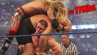 10 REAL Incredible Feats of Strength Performed by WWE Wrestlers