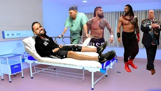 Roman Reigns Attack Jimmy Uso Hospitalized ? Jimmy Uso injury #romanreigns #jimmyuso #injured