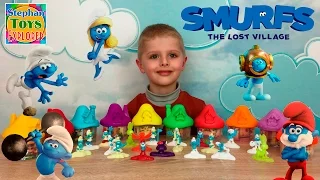 Хэппи Мил Смурфики: Затерянная Деревня! Вся коллекция 2017. // Happy Meal Smurfs The Lost Village