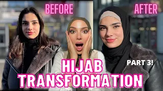 NON HIJABIS TRYING THE HIJAB FOR THE FIRST TIME! PART 3 (with a surprise!)