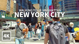 NEW YORK CITY TRAVEL - USA, WALKING TOUR(6), Broadway, Times Square, Upper Westside, Manhattan(Full)
