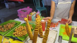 Mae Hong Son night Street food.