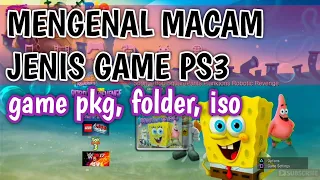 MACAM JENIS GAME PS3(game folder,pkg,iso)