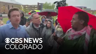 Pro-Palestinian protesters in Colorado pepper Denver's mayor with taunts