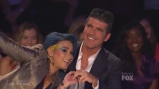 Demi Lovato and Simon Cowell - Funniest moments on The X Factor - Season 3 (7/8) LEGENDADO