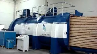 VACUUMED WOOD DRYING KILNS WHICH ARE PROCESSED WITH HIGH FREQUENCY ENERGY