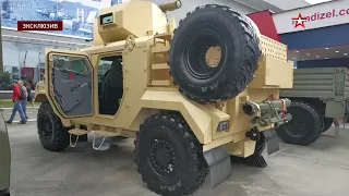 K-4386 Za-SpN MRAP لـ SOF الروسية مع Kord HMG و Kornet ATGM و 120 ملم هاون.