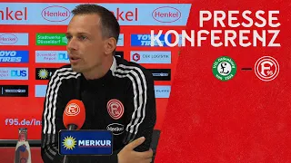 VfL Oldenburg vs. Fortuna Düsseldorf | F95-Pressekonferenz | 2021/22 | Preußer vor dem DFB-Pokal