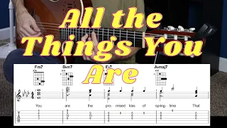 All the Things You Are | Chord Melody with TAB