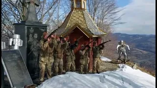 Вшанування памяті загиблих на горі Небесної сотні