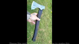 How to turn a Harbor Freight Hatchet into an Etched Bearded Axe