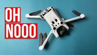 😱 DJI Mini 3 Pro komplett zerstört bei Crash. Spurlos verschwunden 😭 Große Suchaktion Totalschaden