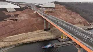 Строительство 8 этапа трассы М12 "Восток" от Казани до Сергача и мост через Волгу