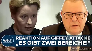 DEUTSCHLAND: Angriff auf Franziska Giffey in Berlin! Wie reagiert die Politik? I WELT Analyse