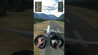 Heavy Cross Wind & Turbulance - Go Around | Alaska Northway Airport - Flight Simulator 2024