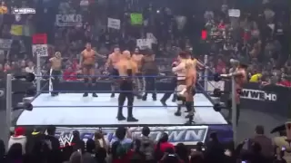 WWE Smackdown 18/02/11 - Rey Mysterio in 12 Man Tag Team Match (Part 1) (HQ)