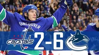 Canucks vs Capitals | Highlights | Oct. 26, 2017 [HD]