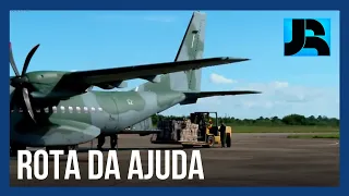 Jornal da Record acompanha as Forças Aéreas Brasileiras em rota de envio de ajuda ao RS