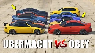 GTA 5 ONLINE - UBERMACHT VS OBEY (WHICH IS FASTEST?)