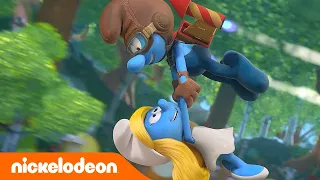 Les Schtroumpfs | Schtroumpf Costaud a un coup de foudre ! | Nickelodeon France