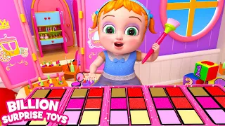 Makeup Dance Song - BillionSurpriseToys Nursery Rhymes, Kids Songs