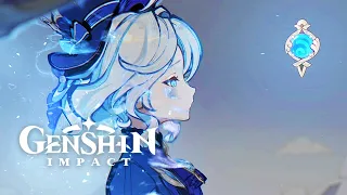 Furina Receives Her Vision Cutscene Animation | The Little Oceanid Story Quest Ending | Genshin 4.2