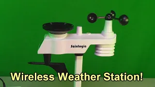 Sainlogic Wireless Weather Station with Outdoor Sensors, Temp, Pressure, Humidity, Wind, Rain REVIEW