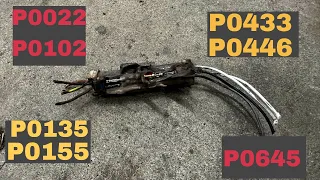 F150 2006 Limp mode diagnostics - P0022 / P0102 / P0135 / P0155 / P0433 / P0446 / P0645