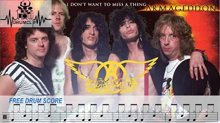 Aerosmith - I Don't Want To Miss A Thing (Drum Score)