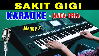 SAKIT GIGI - Meggy Z | KARAOKE Nada Pria