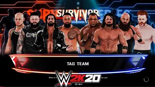 WWE 2K20 Team Raw VS. Team Smackdown | Survivor Series 2020 - Tag Team Elimination Match