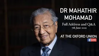 Full Address and Q&A at the Oxford Union (June 7th, 2022)
