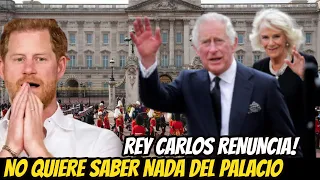 EL REY CARLOS DICE ADIÓS! RENUNCIA y ROMPE Con la TRADICIÓN de la FAMILIA REAL BRITÁNICA HOY!