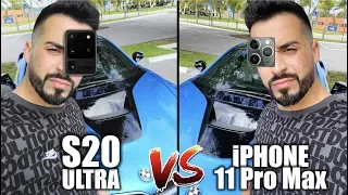 Galaxy S20 Ultra vs iPhone 11 Pro Max - Side By Side Camera Comparison