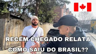 ? Ele chegou há 4 dias quanto custou o processo do visto canadense 🇨🇦? Recém chegado relatando?