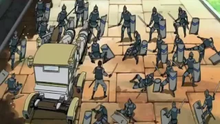 Kakashi,Naruto,Lee,Sakura and Korega vs Shabadaba's Soldiers