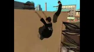 Паркур [3 друга] в GTA SA:MP!!!