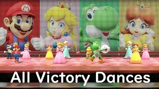 Super Mario Party All Characters Victory Dances