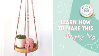 Easy Step-By-Step DIY Macrame Shelf Hanger Tutorial | Macrame Tutorial for Beginners by Marloes