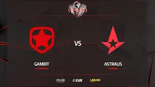 Gambit vs Astralis, map 1 overpass, PGL Major Kraków 2017