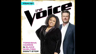 Season 18 Toneisha Harris & Blake Shelton "Don't Stop" Studio Version