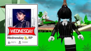 I Created a FAKE WEDNESDAY ADDAMS Brookhaven Game..